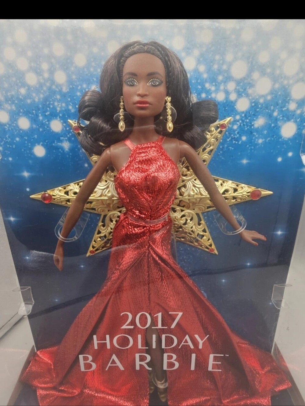 Mattel Holiday Barbie Collector Edition Black Nikki 2017 DXY40 NIB Limited Rare
